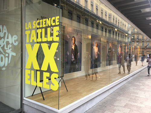 Exposition La Science taille XX elles