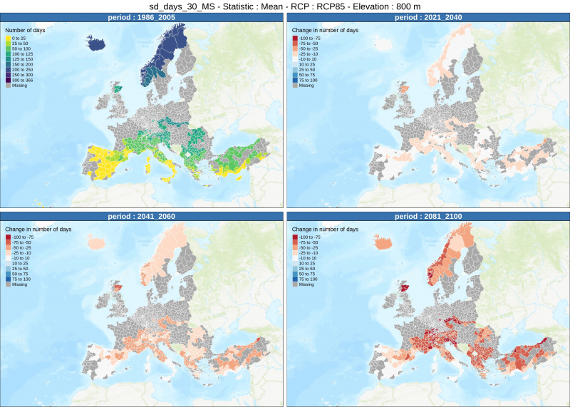 Un nouveau jeu de données pour étudier l’impact du changement climatique sur le tourisme de ski en Europe