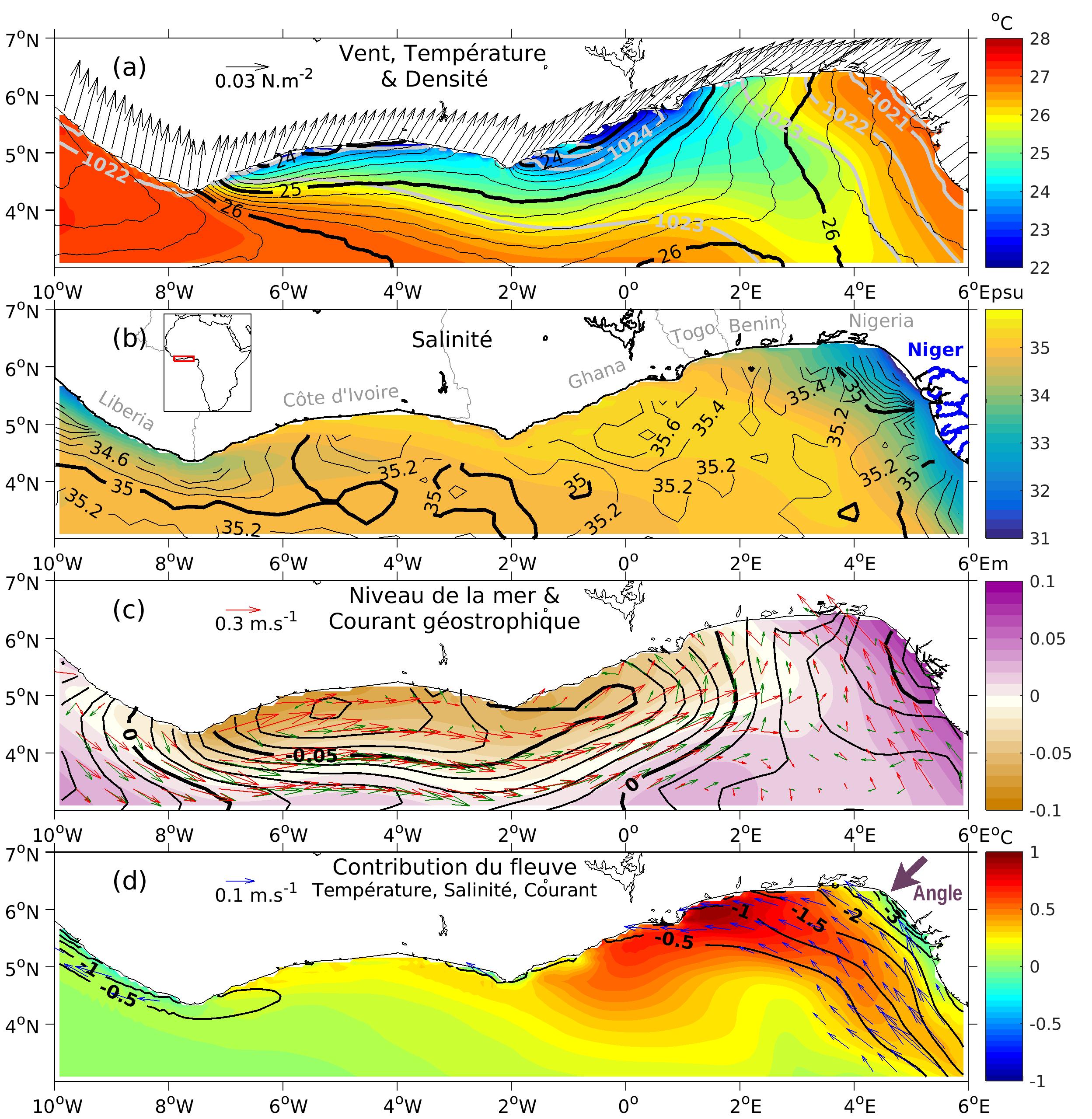 Quelle est l’influence du fleuve Niger sur l’upwelling du golfe de Guinée ?