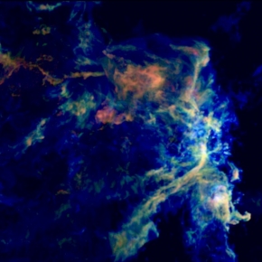 Emission du monoxyde de carbone dans le nuage Orion B